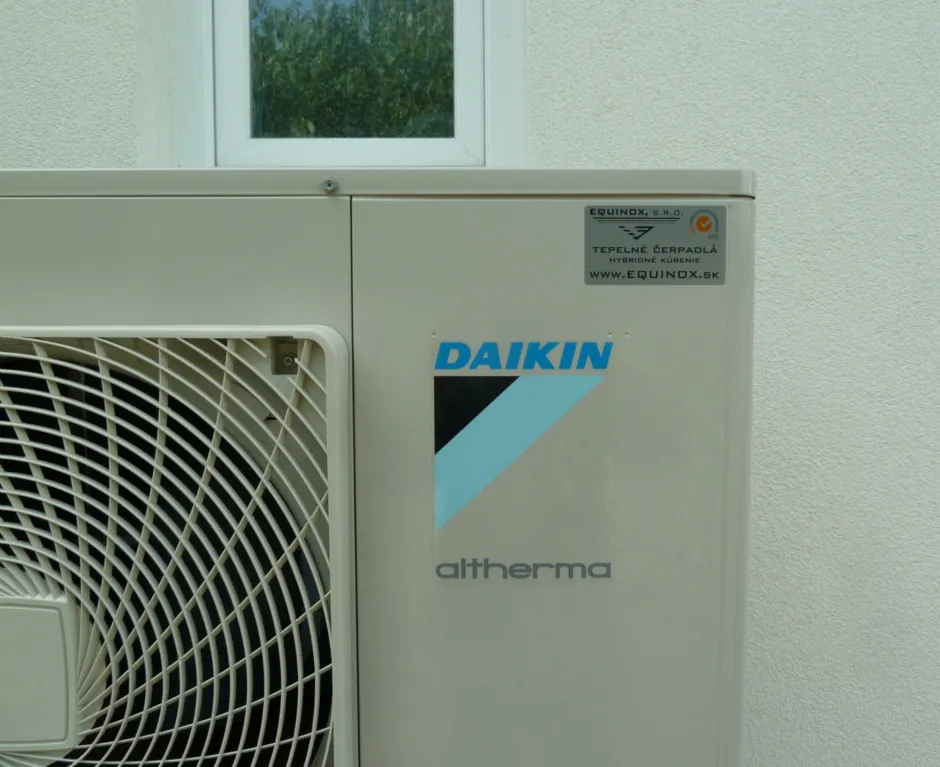 Tepelné čerpadlo vzduch voda Daikin Altherma LT 11kW rodinný dom Most pri Bratislave