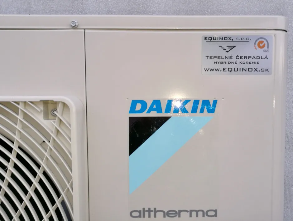 Tepelné čerpadlo vzduch voda Daikin Altherma LT 11kW rodinný dom Vyšná Šebastová