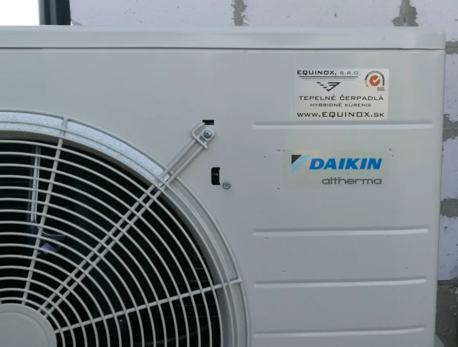 Tepelné čerpadlo vzduch voda Daikin Altherma LT 6kW rodinný dom Čaňa
