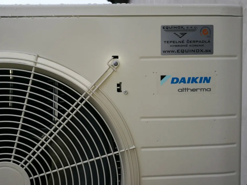 Tepelné čerpadlo vzduch voda Daikin Altherma LT 6kW rodinný dom Družstevná pri Hornáde
