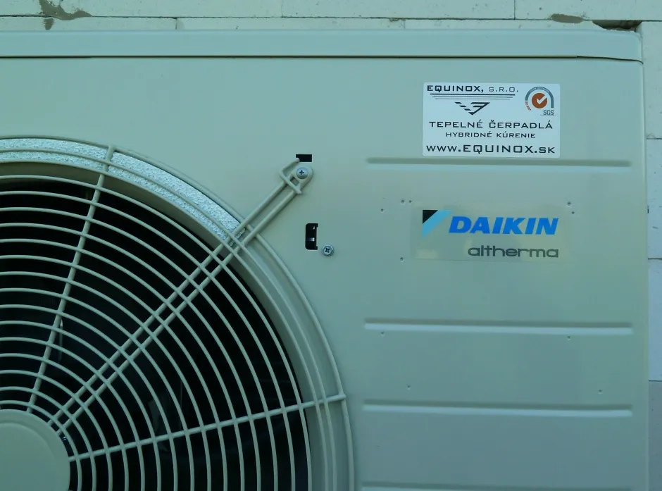 Tepelné čerpadlo vzduch voda Daikin Altherma LT 6kW rodinný dom Golianovo