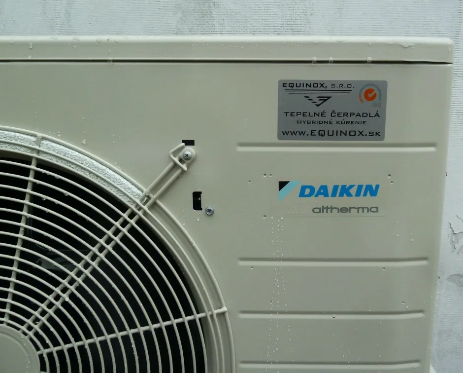 Tepelné čerpadlo vzduch voda Daikin Altherma LT 6kW rodinný dom Ponická Lehôtka