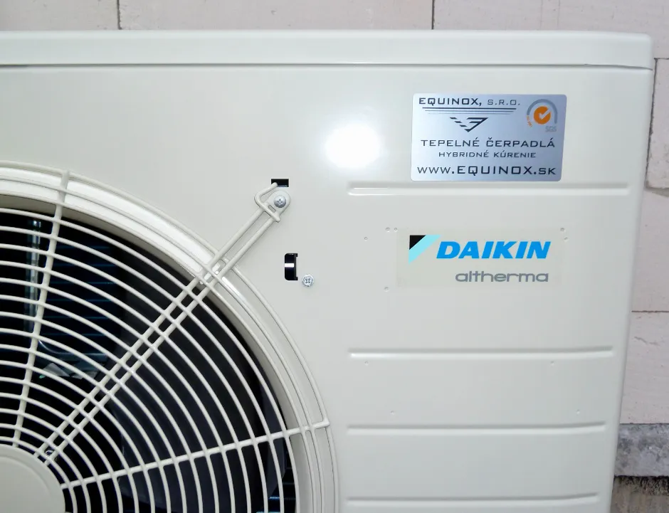 Tepelné čerpadlo vzduch voda Daikin Altherma LT 6kW rodinný dom Veľký Ruskov
