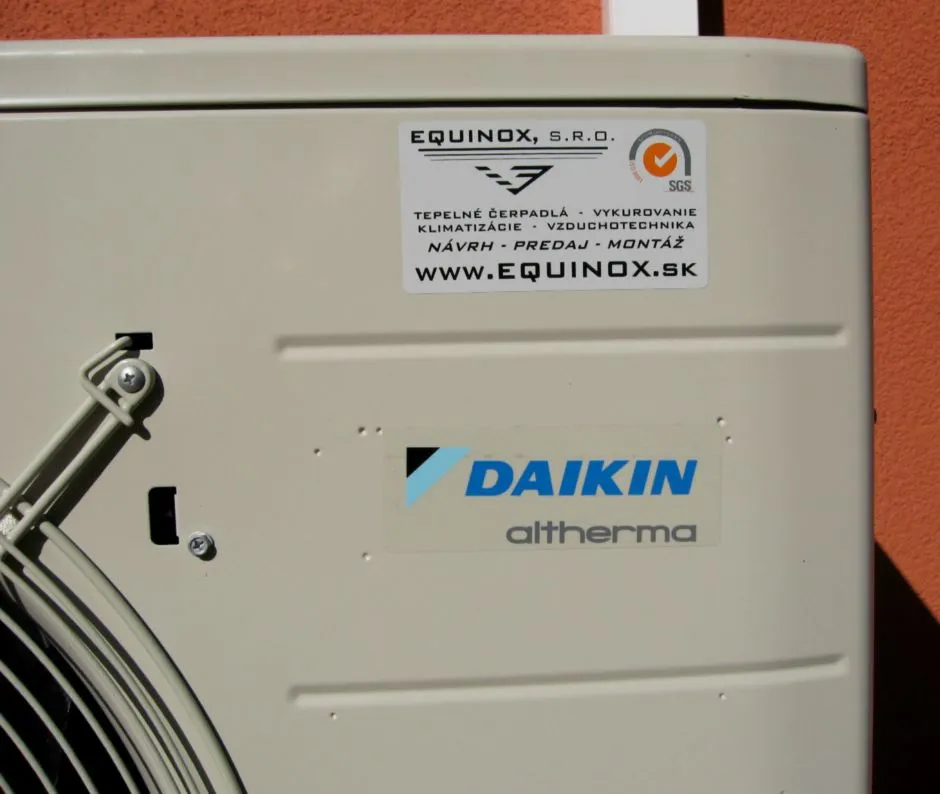 Tepelné čerpadlo vzduch voda Daikin Altherma LT 6kW rodinný dom Zurndorf