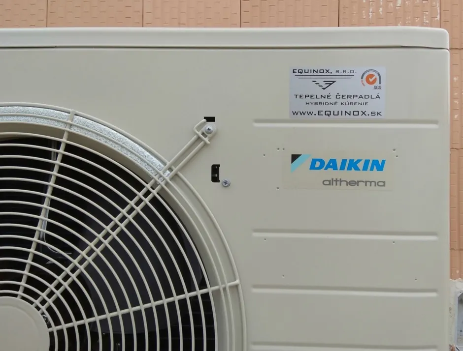 Tepelné čerpadlo vzduch voda Daikin Altherma LT 6kW s chladením rodinný dom Nové Zámky