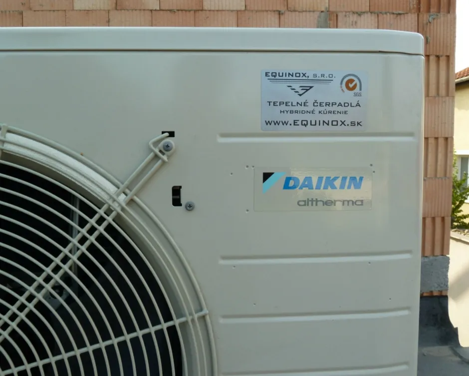 Tepelné čerpadlo vzduch voda Daikin Altherma LT 8kW rodinný dom Bratislava