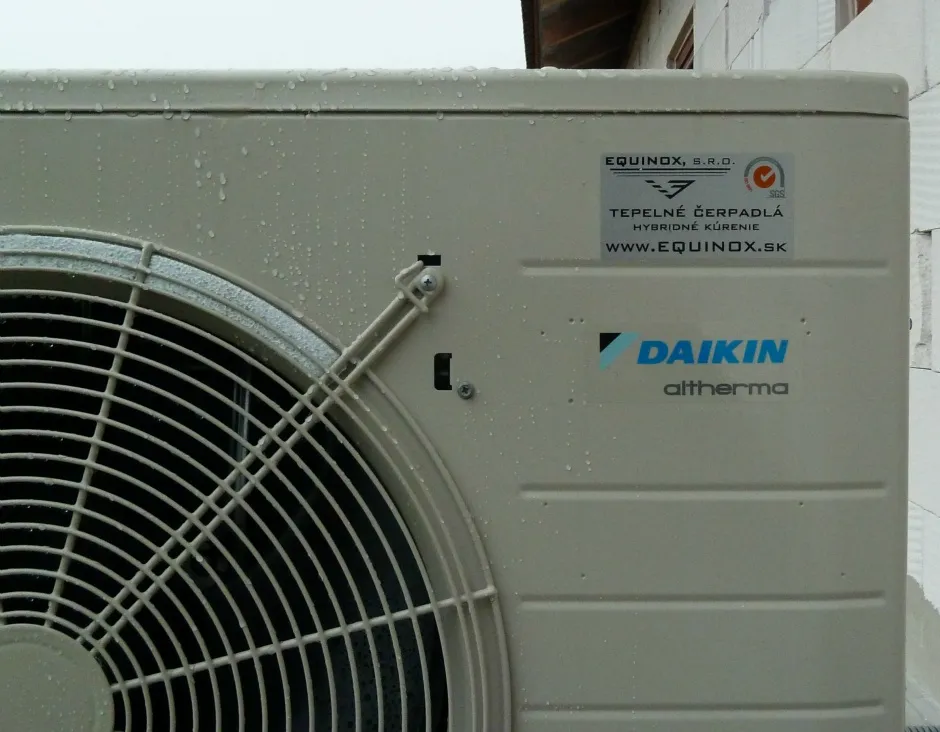 Tepelné čerpadlo vzduch voda Daikin Altherma LT 8kW rodinný dom Horná Mičiná