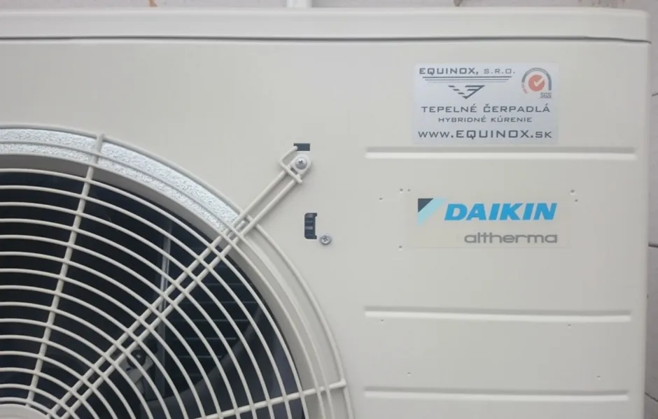 Tepelné čerpadlo vzduch voda Daikin Altherma LT 8kW rodinný dom Krásno nad Kysucou