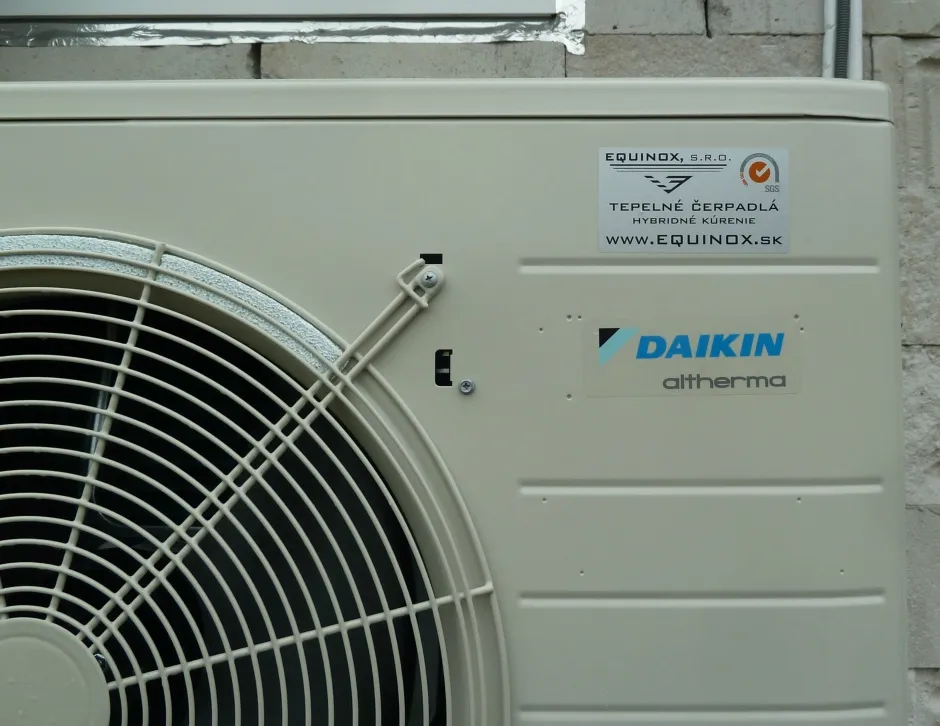 Tepelné čerpadlo vzduch voda Daikin Altherma LT 8kW rodinný dom Nitrianske Rudno