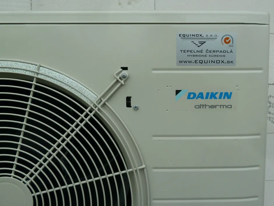 Tepelné čerpadlo vzduch voda Daikin Altherma LT 8kW rodinný dom Oravská Poruba