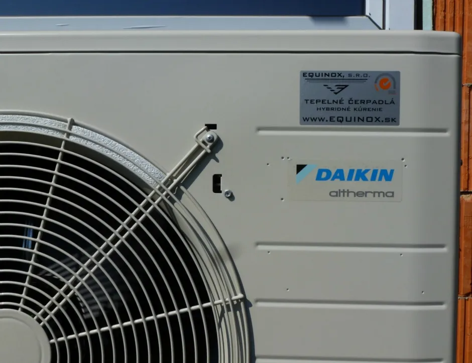 Tepelné čerpadlo vzduch voda Daikin Altherma LT 8kW rodinný dom Podrečany