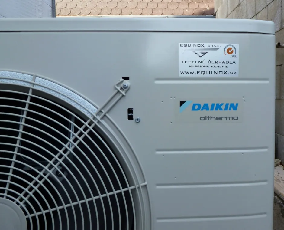 Tepelné čerpadlo vzduch voda Daikin Altherma LT 8kW s chladením rodinný dom Bratislava