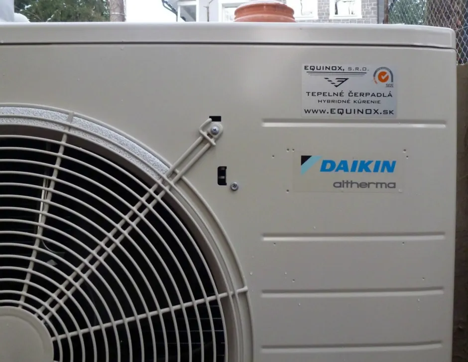 Tepelné čerpadlo vzduch voda Daikin Altherma LT 8kW s chladením rodinný dom Bratislava