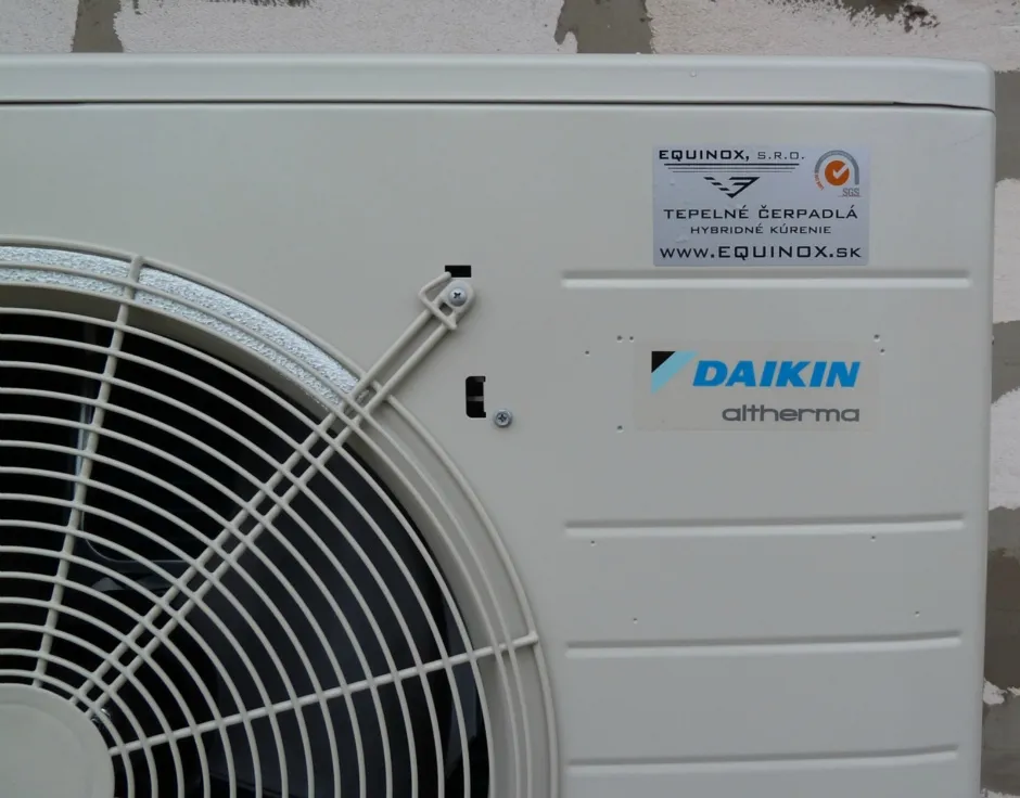 Tepelné čerpadlo vzduch voda Daikin Altherma LT 8kW s chladením rodinný dom Košice